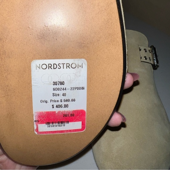 Isabel Marant Velvet Leather Suede Slip-On Mirvin Clogs NWB Size 40/ 9.5 - Picture 13 of 15